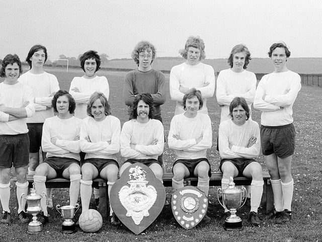 This 1972 picture of Oakham United FC is a blast from the past. The team folded in 1996.