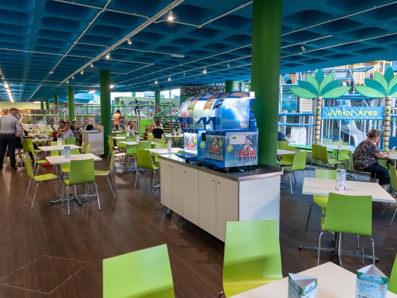 Cafe seating area, with plenty of room. Picture By: Andy Hornby