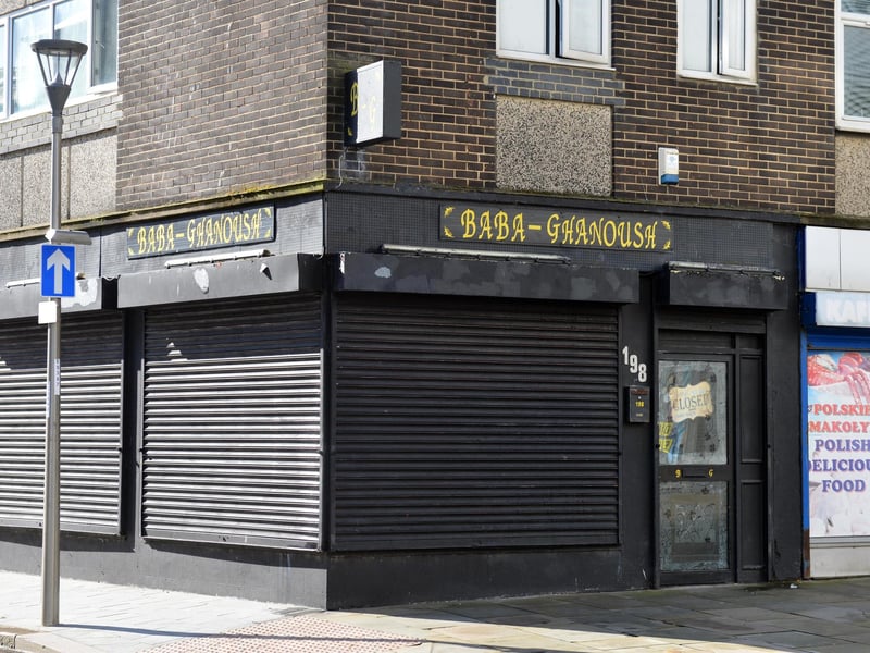 Baba Ghanoush on High Street West, Sunderland, has a 5.0 rating.
