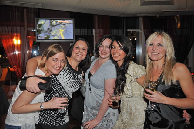 Clubbers having a festive time at Tiger Tiger nightclub in Gunwharf Quays on December 17, 2020. Picture: (104125-255)