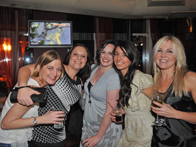 Clubbers having a festive time at Tiger Tiger nightclub in Gunwharf Quays on December 17, 2020. Picture: (104125-255)