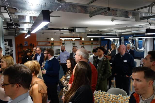 Guests at the launch party.