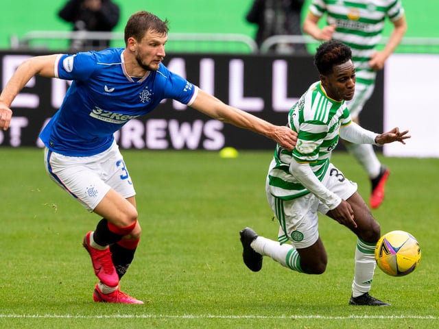 Barely in the match as an attacking threat as he was well marshalled by Glen Kamara and Borna Barisic.