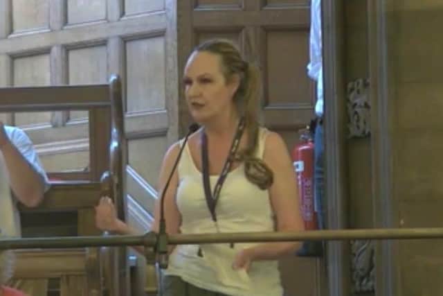 Helen Eadon, of Sheffield Link Community Hub, has been supporting people struggling with the cost of living crisis. She spoke about people's experiences during a Sheffield Council full council meeting in summer.