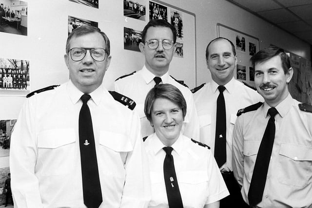 1980 and a group of Sutton's finest Special Constables