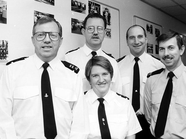 1980 and a group of Sutton's finest Special Constables