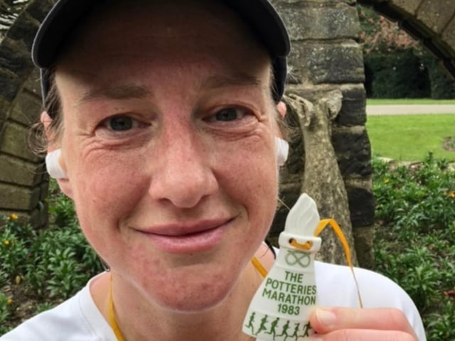 Clair ran a solo marathon across Doncaster last week when her scheduled one was cancelled.