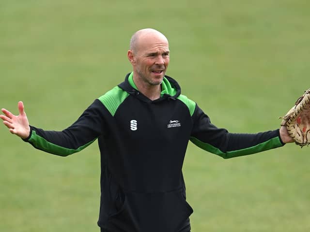 Leicestershire coach Paul Nixon. (Photo by Stu Forster/Getty Images)