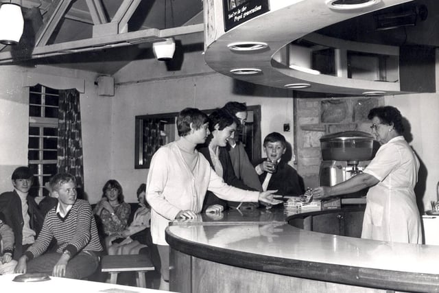 The coffee bar at the Meynell Road youth club, October 1967