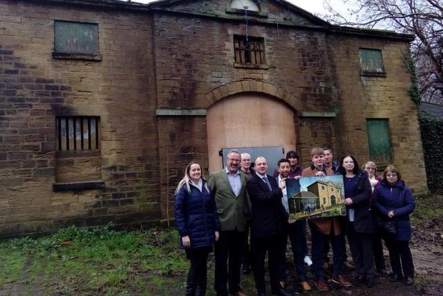 The Age UK charity is restoring the derelict Grade II-listed coach house in Hillsborough Park to create a new community café, with the nearby potting shed set to become a space for activities. The aim is to open the £1 million dementia-friendly scheme in summer 2021.