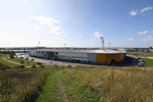 A general view of the Keepmoat Stadium