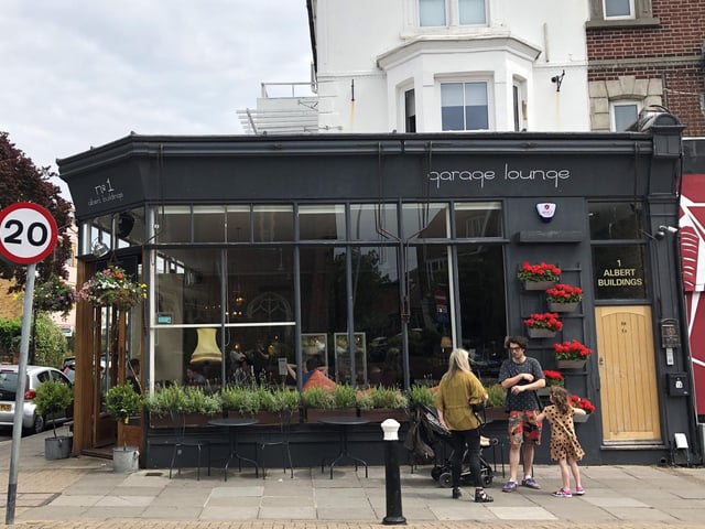 The restaurant in Southsea serves lemon curd and berry pancakes until 9pm