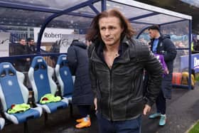 HIGH WYCOMBE, ENGLAND - DECEMBER 04: Gareth Ainsworth, Manager of Wycombe Wanderers enters the pitch prior to the Sky Bet League One between Wycombe Wanderers and Portsmouth at Adams Park on December 04, 2022 in High Wycombe, England. (Photo by Alex Morton/Getty Images)