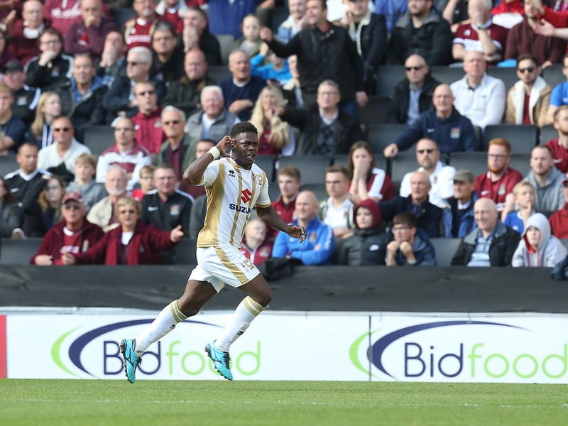 Record signing: Kieran Agard. Estimated transfer fee: £250k (from Bristol City in 2016). Current club: He's just been released by MK Dons, after five seasons. He scored 20 league goals in 2018/19, when the side won promotion to League One.