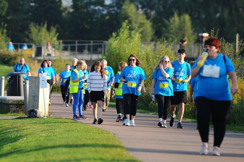 Walkers were back putting their best feet forward for the charity last week.