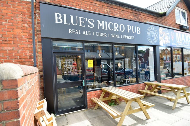Blue's Micro Pub on Percy Terrace in Whitburn.