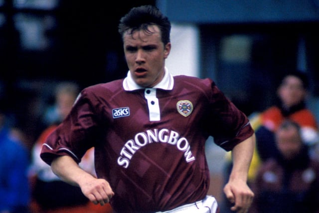 A youngster at Rangers, he moved to Hearts in 1994. Made his debut in December, netting his first goal for the club a week later.
