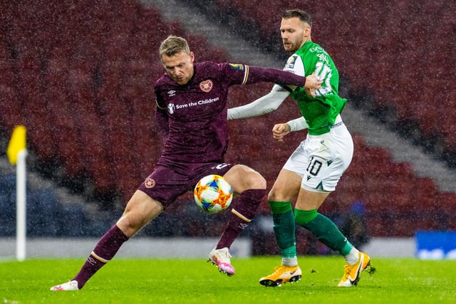 Apprehensive at times up against the pace of Martin Boyle but largely got the better of the Australian. Did fantastic to get back when Hibs countered a Hearts free kick in the second half and even better when Hibs had a three on two.