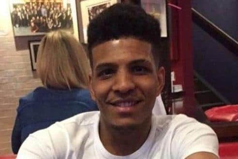 Pictured is deceased Sheffield boxer Kavan Brissett who died aged 21 after he suffered a stab wound in Sheffield.