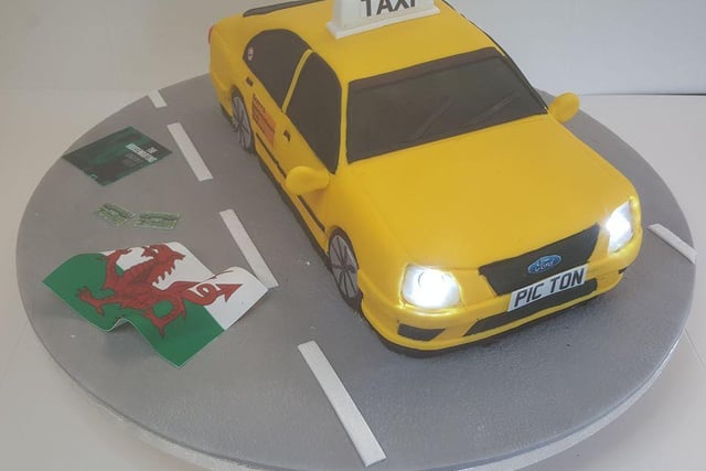 One of Josh's favourite types of novelty cakes to make is vehicles. He made this taxi for Hartlepool cabbie Stephen Picton.