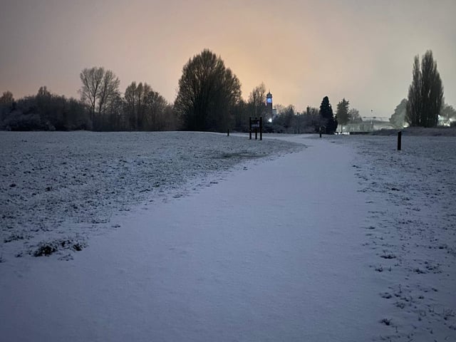 Stunning sunrise in Kiveton Park.