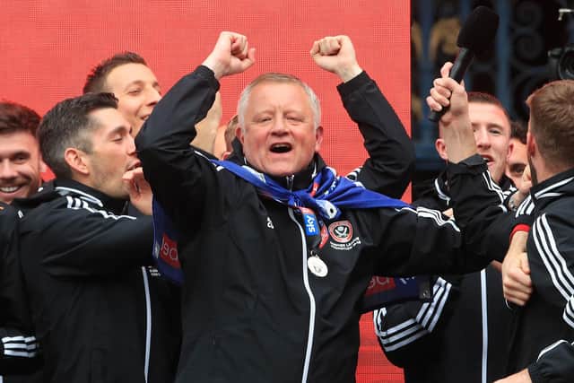 Sheffield United manager Chris Wilder in happier times, after leading his boyhood club to the Premier League: Danny Lawson/PA Wire.