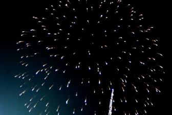 Firework display at the Doncaster Keepmoat 2006.