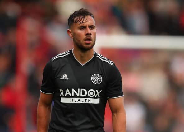 George Baldock of Sheffield United: Simon Bellis / Sportimage