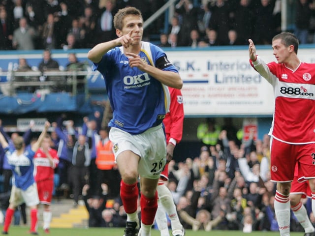 O’Neil came through Pompey’s academy and made his first-team breakthrough in 2000, he later made 192 appearances for the Blues before moving to Middlesborough in 2007. Spells at West Ham, QPR, Norwich and Bolton followed before his retirement in 2019. He joined Liverpool as an U23s coach in August before becoming a coach at Bournemouth earlier this year. (Photo by Richard Heathcote/Getty Images)