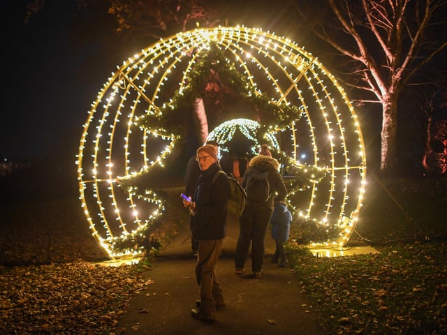 Even the Royal Botanic Gardens have been decked out for Christmas. If you fancy a chilly December walk, then you can buy a ticket to the 'Christmas at the Botanics' event, and follow along an illuminated trail.