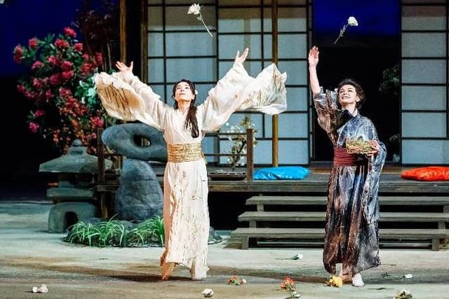 Beautiful sets and costumes in Madama Butterfly at Sheffield City Hall