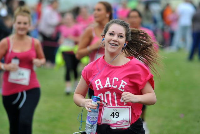 Runners at the Race for Life event in 2014. Did you take part that year?