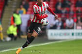 Daniel Jebbison in action for Sheffield United: Simon Bellis / Sportimage