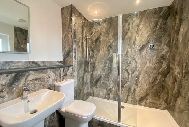 One of the bathrooms.
