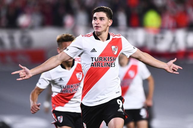 Exactly half of Alvarez’s senior career goals have come this season. His 18 goals and seven assists for River Plate have come in just 21 matches this campaign.