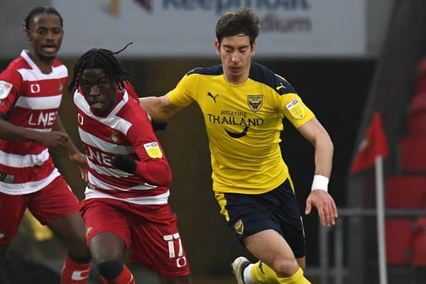 Alex Gorrin of Oxford United won't be able to face Sheffield Wednesday this weekend. (Andrew Roe/AHPIX LTD)