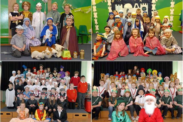 Nativity scenes galore but can you spot someone you know in them?