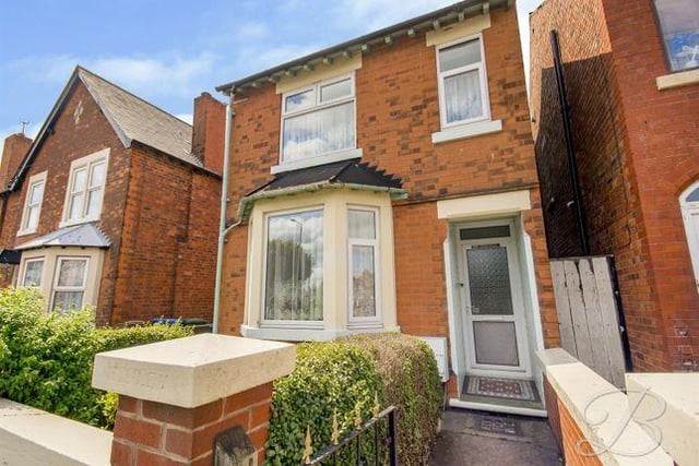 This three bedroom house has views over Mansfield and is marketed  by Buckley Brown, 01623 355797.