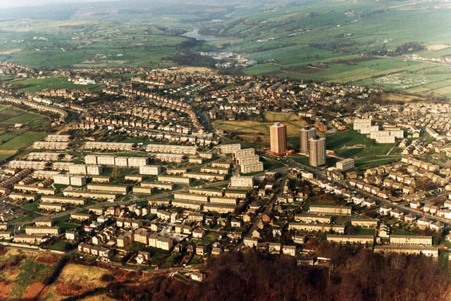 Stannington from the air in the 1990s