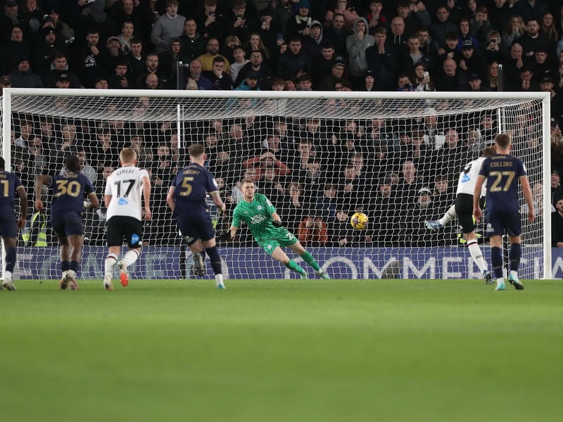 Penalties awarded: 6 - Penalties scored: 5