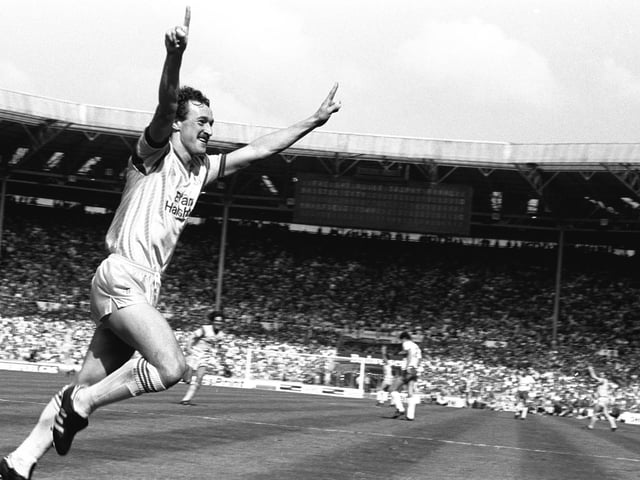 Kevin Kent celebrates his goal