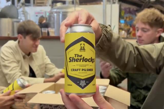 The Sherlocks new craft pilsner is a sell out hit
