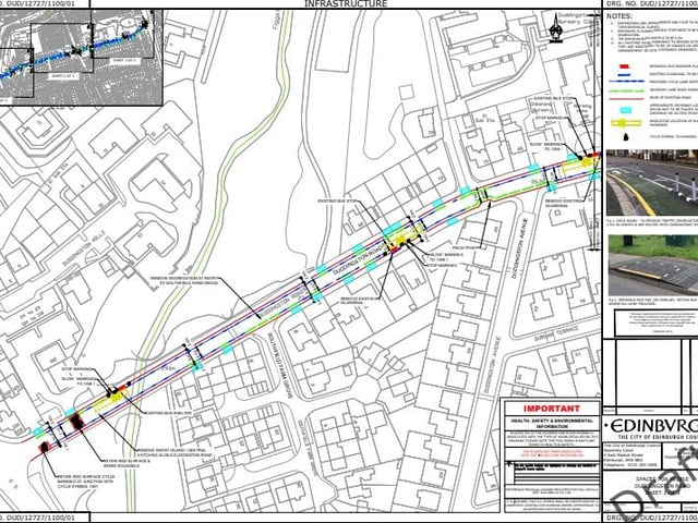 Provision of protected cycling infrastructure on an arterial route to the city.
