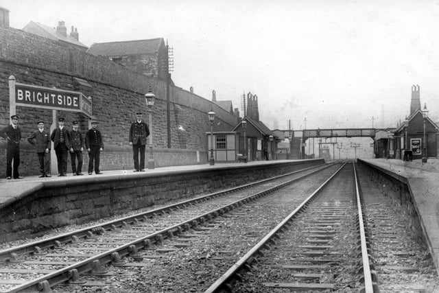 Brightside Railway Station, Sheffield lay on the Midland Main Line. It opened in November 1838 and closed in 1995, when services transferred to Meadowhall station, built five years earlier