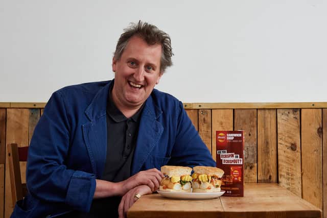 'Sandwich guru' Max Halley has created the Mighty Monster Muncher sandwich as part of Walkers one-week takeover of multiple shops across the UK.