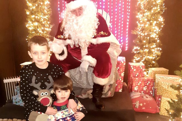 Michelle Beckett, said: "Meeting Santa at Cherry Tree Garden Centre."