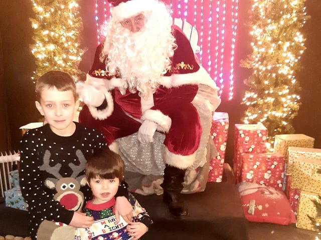 Michelle Beckett, said: "Meeting Santa at Cherry Tree Garden Centre."