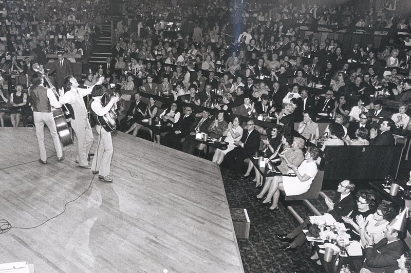 Members of the Star's Womens Circle filled the Fiesta nightlcub to watch the Batchelors on January 11, 1971