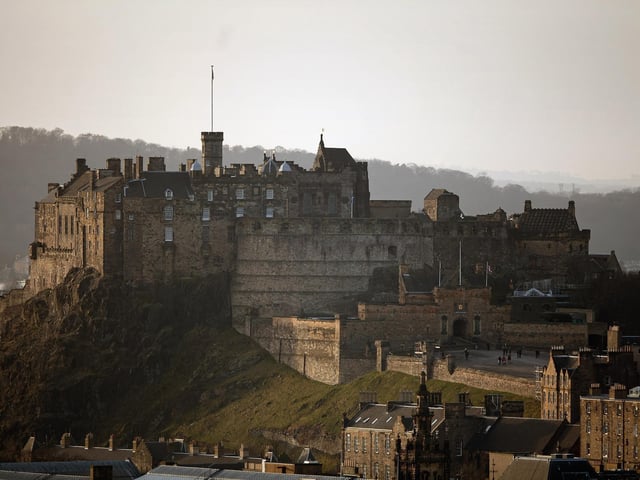 Edinburgh is the 15th biggest city in the United Kingdom with a population of 553,569.