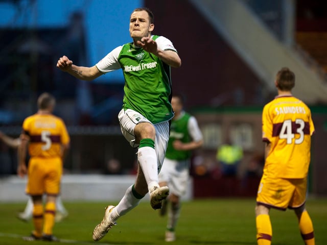 The Irishman was a revelation for Hibs. His brace on the night were two of 23 he scored that season earning him a move to Celtic. Would return twice more, helping the club win the Scottish Cup in 2016. On the lookout for a new club.
